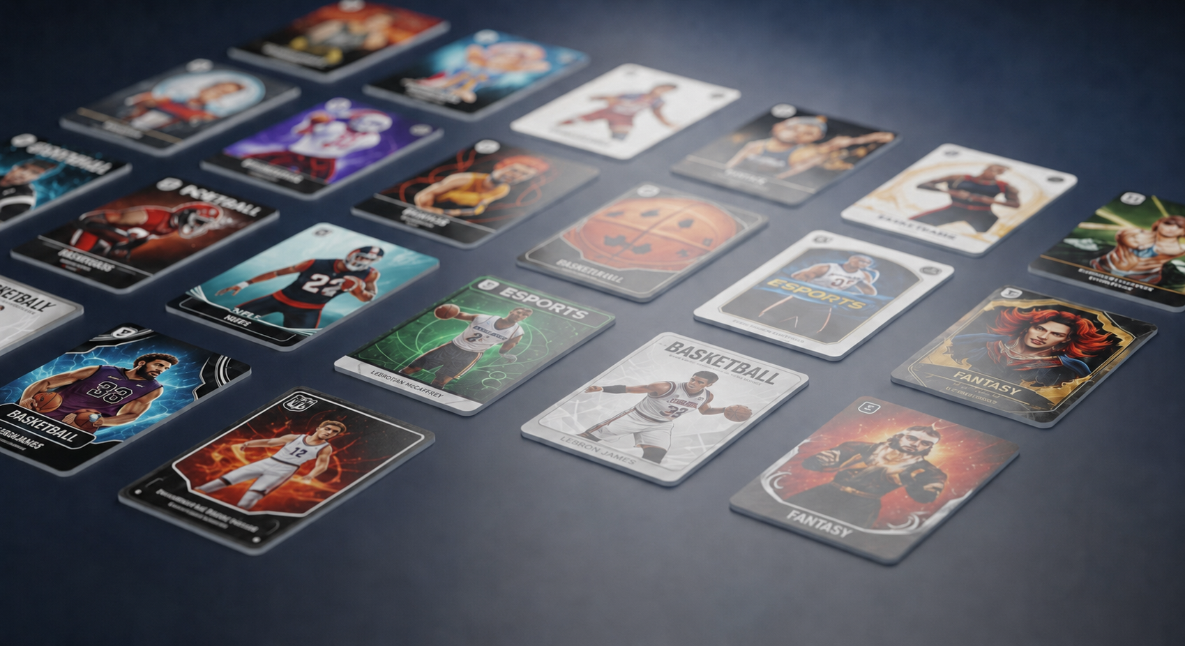 Trading cards collection